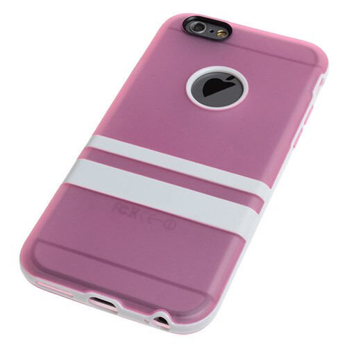 iPhone 6S/6 ile Uyumlu ile Uyumlu Kılıf Çerçeveli Silikon Pembe