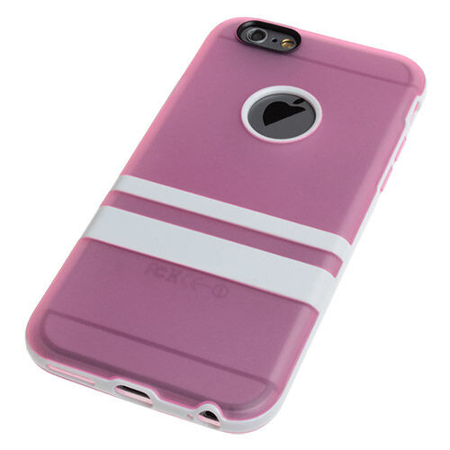 iPhone 6S/6 ile Uyumlu ile Uyumlu Kılıf Çerçeveli Silikon Pembe