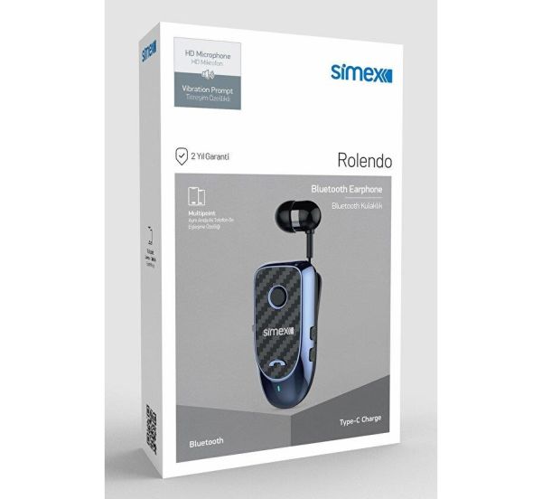 Simex Rolendo Mikrofonlu Makaralı Bluetooth Kulaklık
