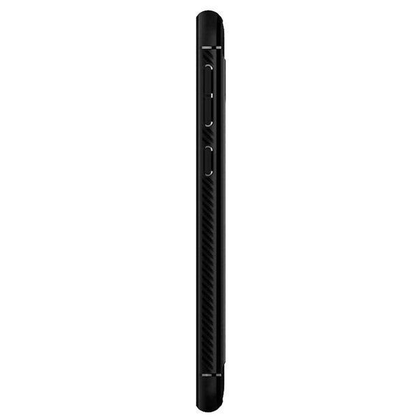 Spigen Galaxy M21 ile Uyumlu Kılıf Rugged Armor Matte Black