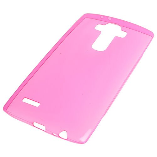G4 ile Uyumlu Kılıf 0.2mm Şeffaf Silikon Pembe
