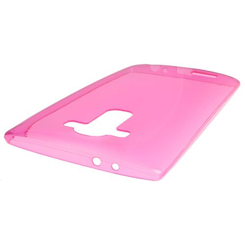 G4 ile Uyumlu Kılıf 0.2mm Şeffaf Silikon Pembe