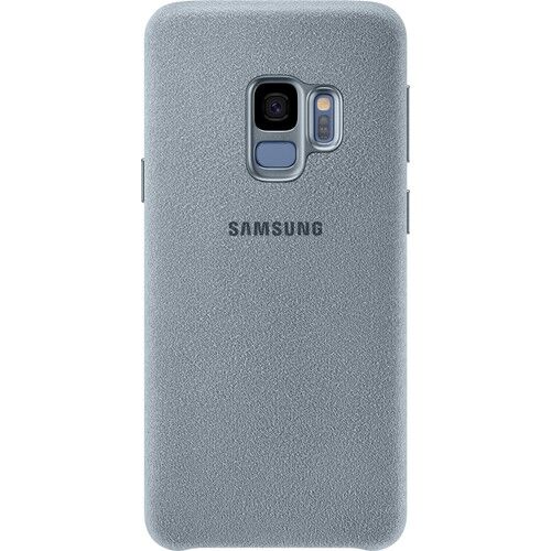 Galaxy S9 ile Uyumlu Alcantara Kılıf Gri EF-XG960AMEGWW (Out)