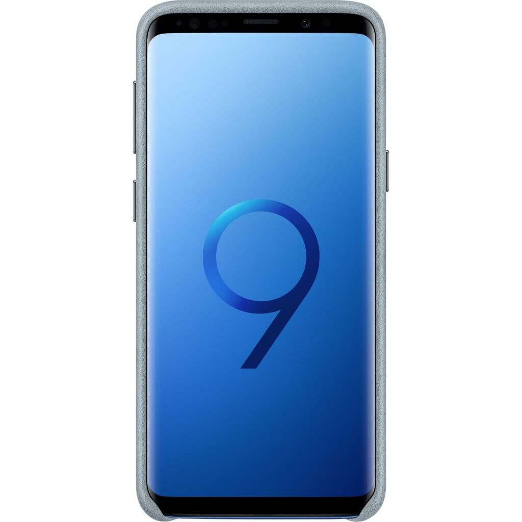 Galaxy S9 ile Uyumlu Alcantara Kılıf Gri EF-XG960AMEGWW (Out)