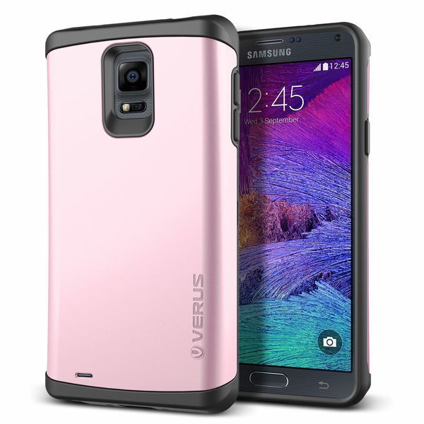 Verus Galaxy Note 4 ile Uyumlu Case Damda Veil Series Kılıf Renk  Baby Pink