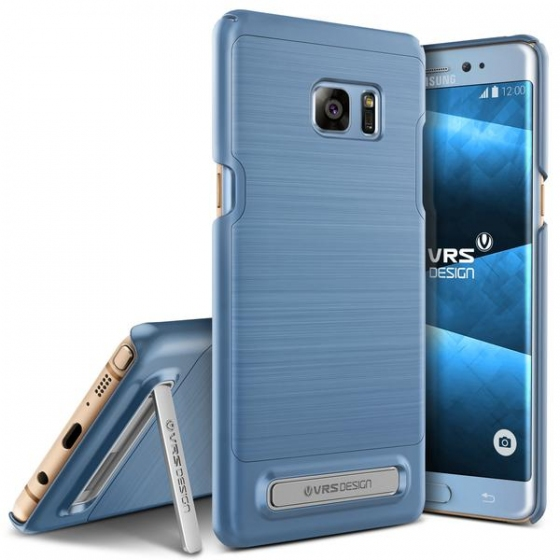 VRS Galaxy Note FE ile Uyumlu Simpli Lite Kılıf Blue
