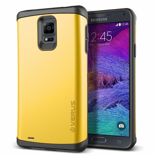 Verus Galaxy Note 4 ile Uyumlu Case Damda Veil Series Kılıf Renk  Special Yellow