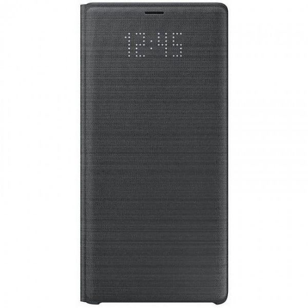 Galaxy Note 9 ile Uyumlu LED View Cover Kılıf (Siyah) EF-NN960PBEGWW (Out)
