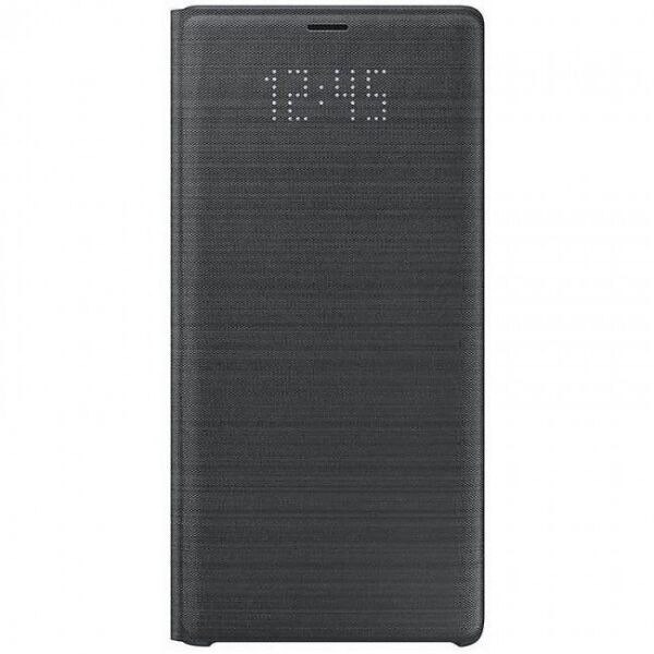 Galaxy Note 9 ile Uyumlu LED View Cover Kılıf (Siyah) EF-NN960PBEGWW (Out)