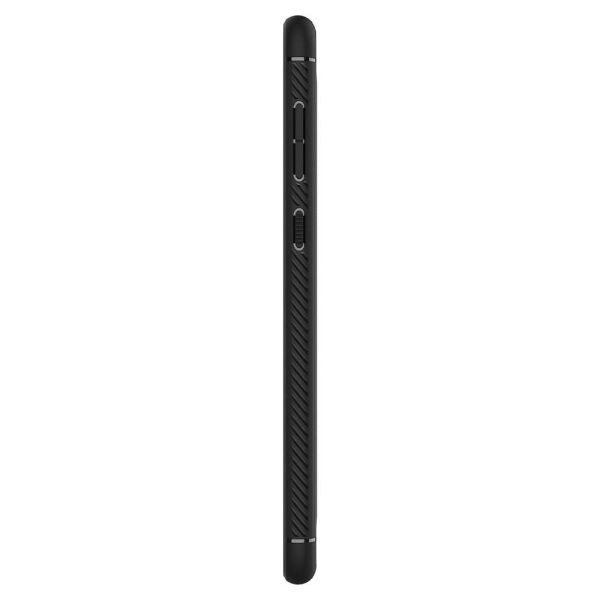 Spigen Galaxy A02 / Galaxy M02 ile Uyumlu Kılıf Rugged Armor Matte Black