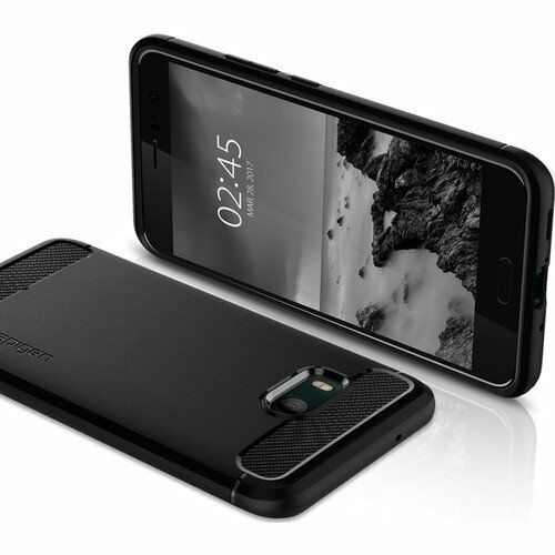 Spigen U11 ile Uyumlu Kılıf Rugged Armor Black