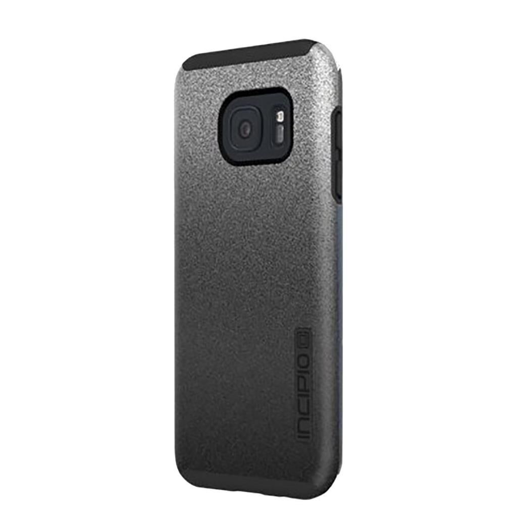 Incıpıo Galaxy S7 ile Uyumlu DualPro Tasarım Serisi Işıltılı Arka Kapak (Siyah)