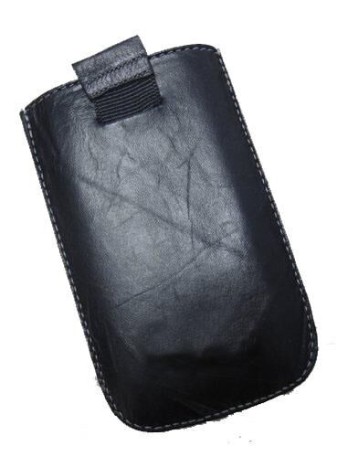 Galaxy Y S5360 ile Uyumlu Çekmeli Deri Kılıf