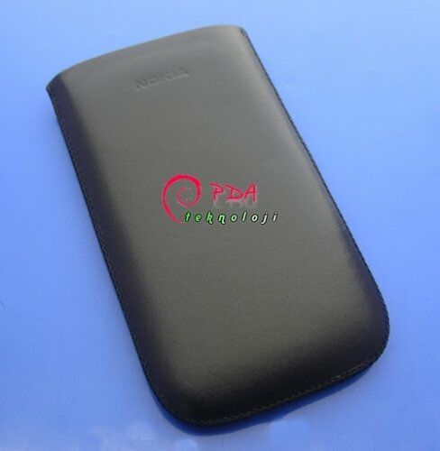 N8 ile Uyumlu Deri Kılıf Siyah Renk