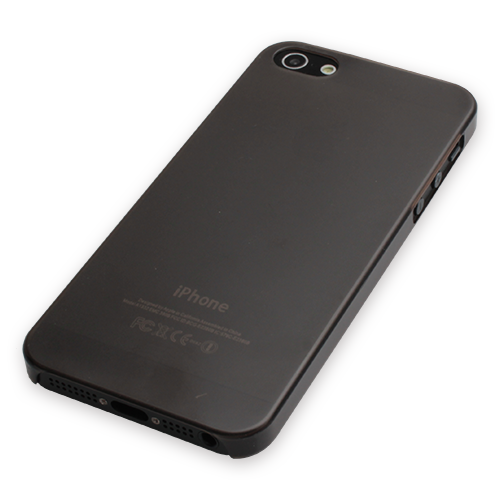 iPhone SE/5S/5 ile Uyumlu Süper Slim Kılıf Siyah 0.5 mm