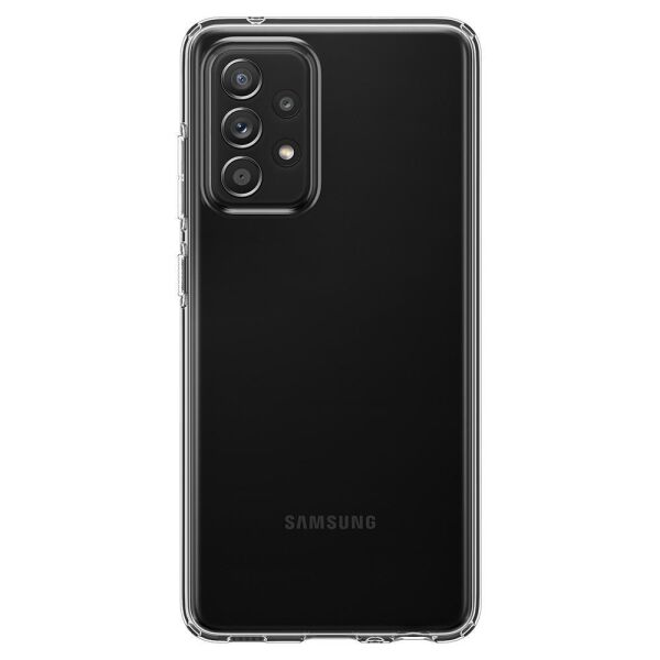 Spigen Galaxy A52 ile Uyumlu Kılıf Liquid Crystal 4 Tarafı Tam Koruma Crystal Clear