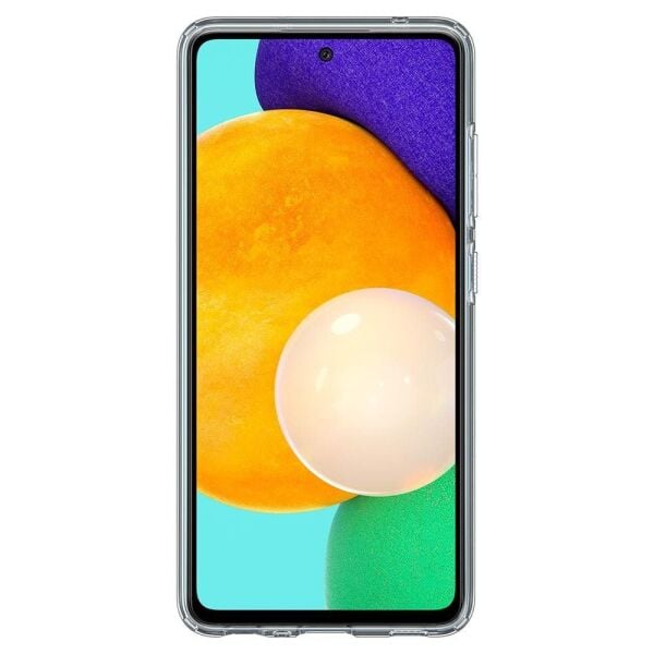Spigen Galaxy A52 ile Uyumlu Kılıf Liquid Crystal 4 Tarafı Tam Koruma Crystal Clear