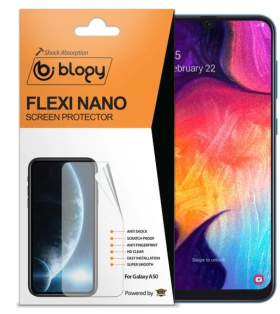 Blogy Galaxy A50 ile Uyumlu Flexi Nano Ekran Koruyucu