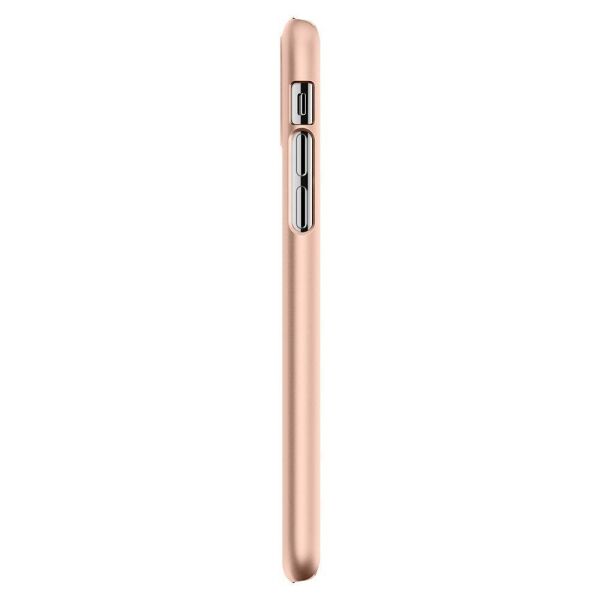 Spigen iPhone X ile Uyumlu Kılıf Thin Fit Ultra İnce Blush Gold
