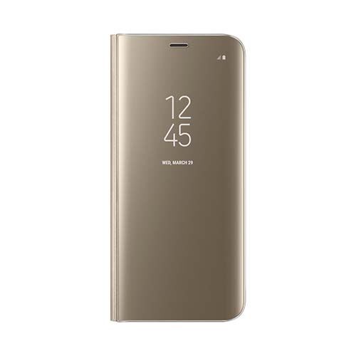 Galaxy S8 ile Uyumlu Clear View Cover Kılıf Gold EF-ZG950CFEGWW (Out)
