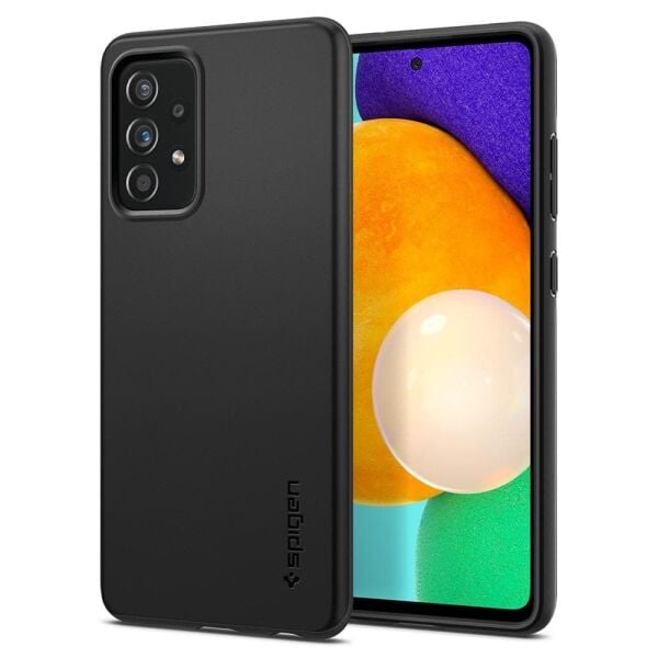 Spigen Galaxy A52 ile Uyumlu Kılıf Thin Fit Black