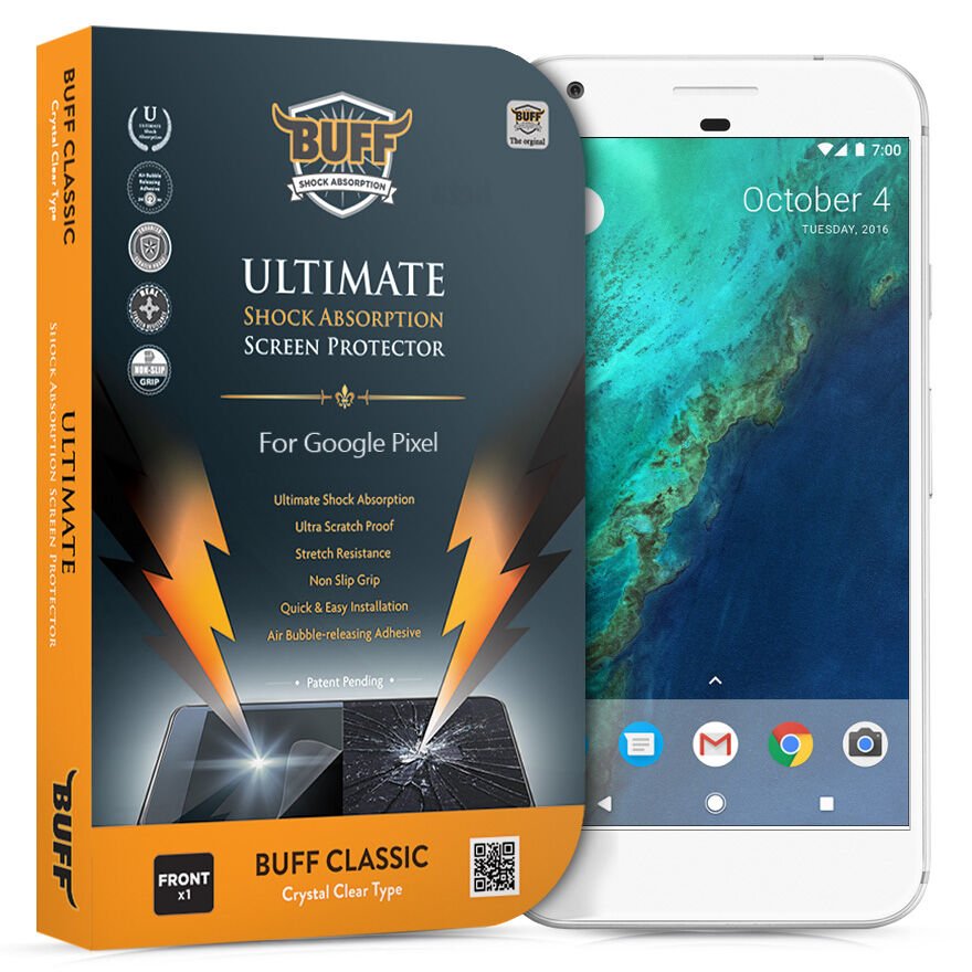 Buff Pixel ile Uyumlu Darbe Emici Ekran Koruyucu Film