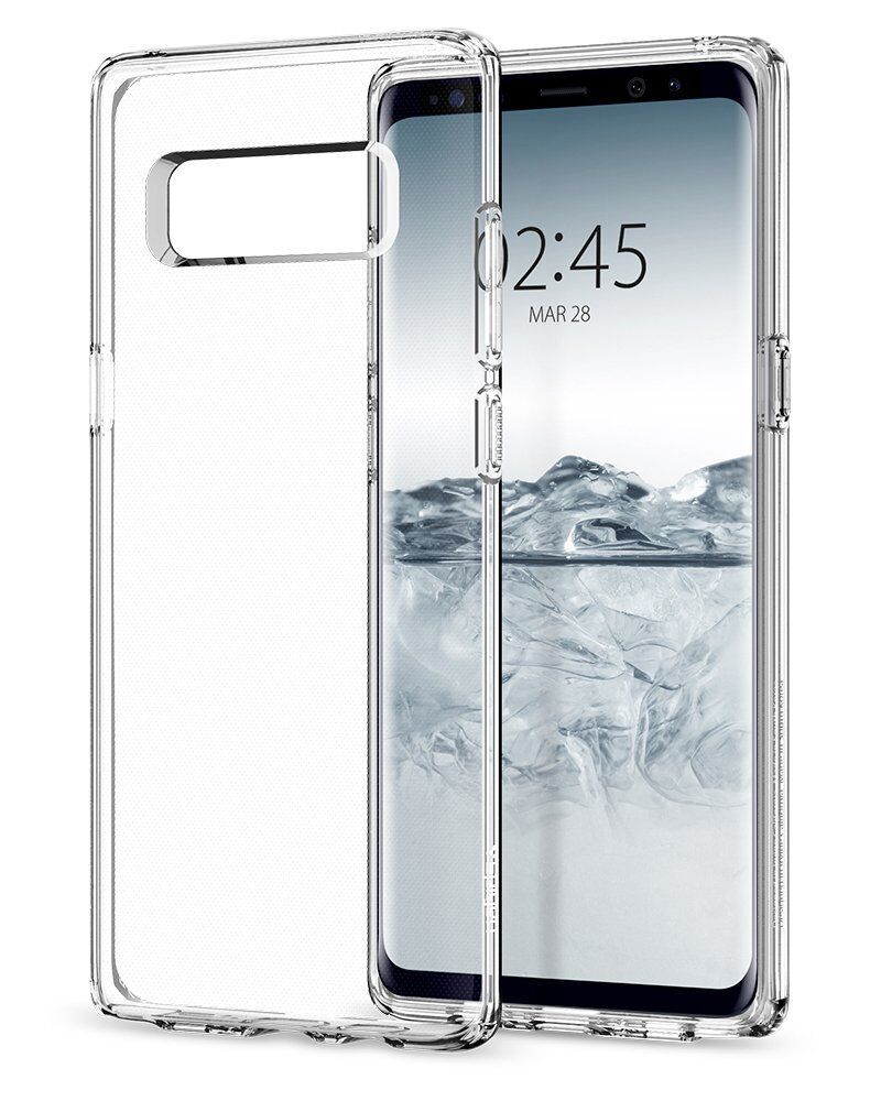 Spigen Galaxy Note 8 ile Uyumlu Kılıf Liquid Crystal 4 Tarafı Koruma