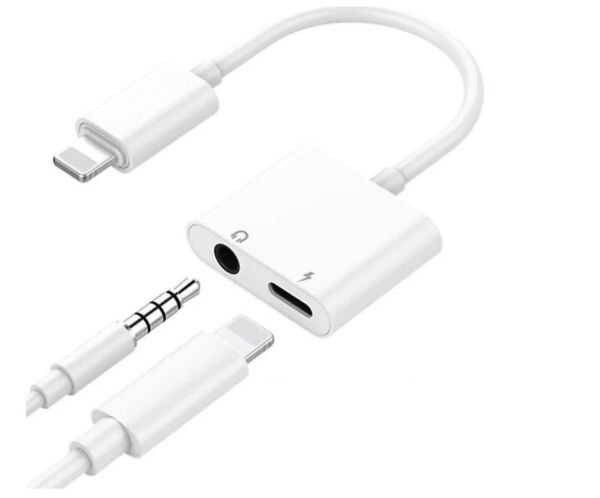 Jopus JO-IP09 iPhone Lightning Bluetooth Modlu Bağlantı 3.5mm Dönüştürücü Beyaz