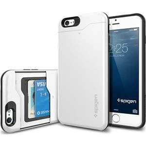 Spigen iPhone 6s Plus/6 Plus ile Uyumlu Kılıf Slim Armor CS Shimmery White