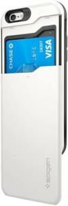 Spigen iPhone 6s Plus/6 Plus ile Uyumlu Kılıf Slim Armor CS Shimmery White