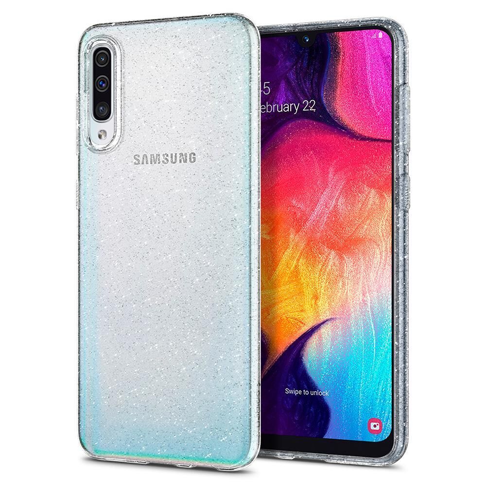 Spigen Galaxy A50s/A30s/A50 ile Uyumlu Kılıf Liquid Crystal Glitter Crystal Quartz