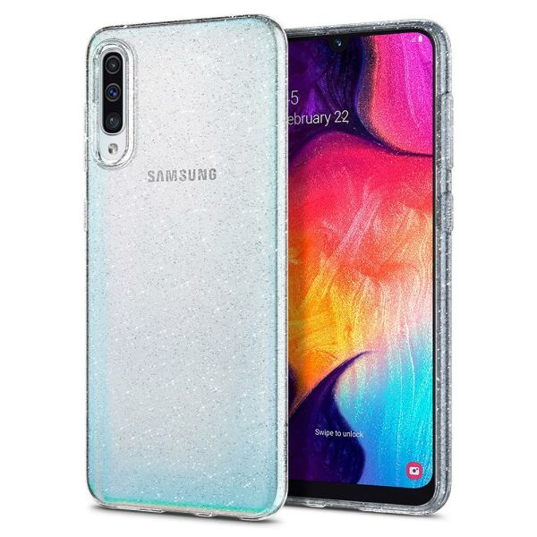Spigen Galaxy A50s/A30s/A50 ile Uyumlu Kılıf Liquid Crystal Glitter Crystal Quartz