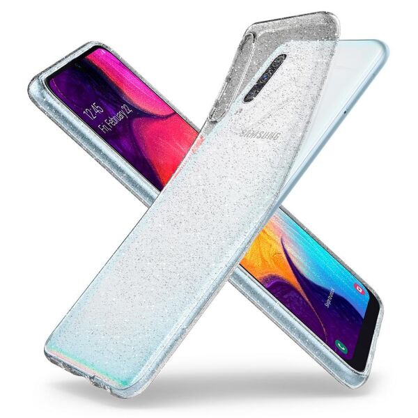 Spigen Galaxy A50s/A30s/A50 ile Uyumlu Kılıf Liquid Crystal Glitter Crystal Quartz