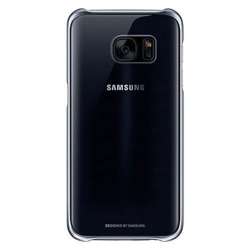 Galaxy S7 ile Uyumlu Clear Back Cover Kılıf Siyah EF-QG930CBEGWW (Out)