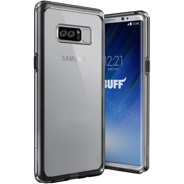 Buff Galaxy Note 8 ile Uyumlu Air Hybrid Kılıf Smoke Black