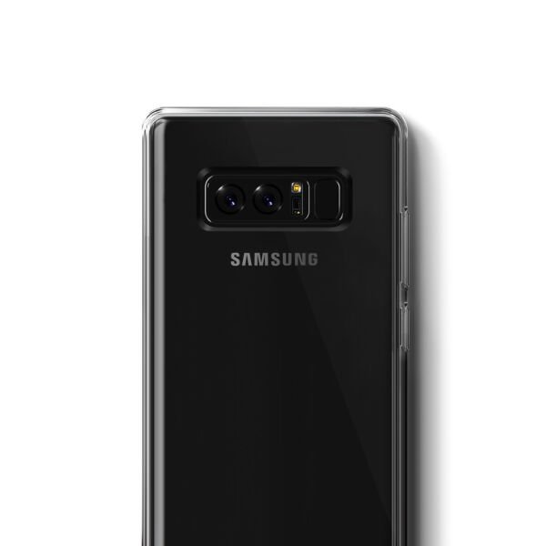 Buff Galaxy Note 8 ile Uyumlu Air Hybrid Kılıf Smoke Black