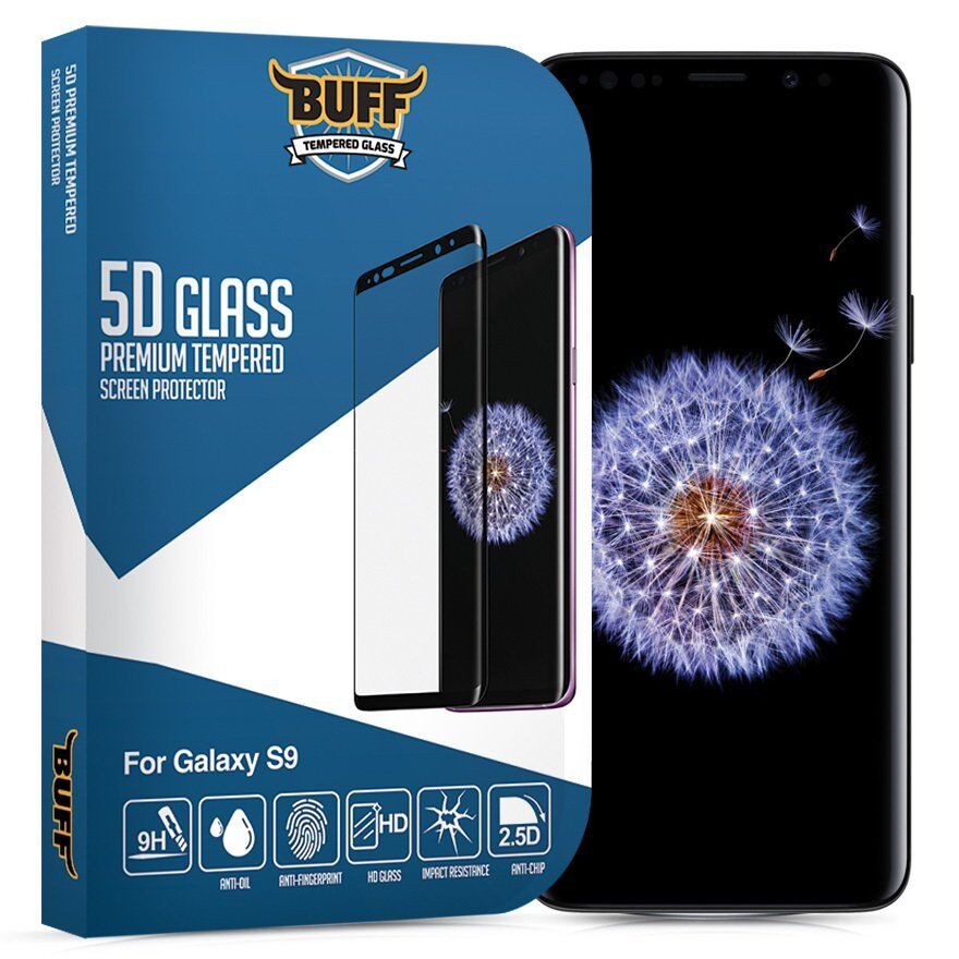 Buff Galaxy S9 5D ile Uyumlu Glass Ekran Koruyucu