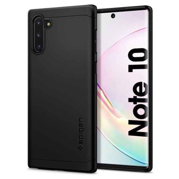 Spigen Galaxy Note 10 ile Uyumlu Kılıf Thin Fit Classic Black