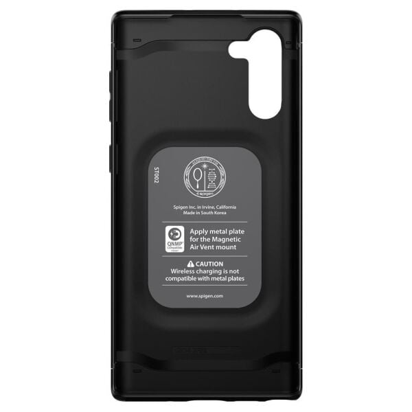 Spigen Galaxy Note 10 ile Uyumlu Kılıf Thin Fit Classic Black