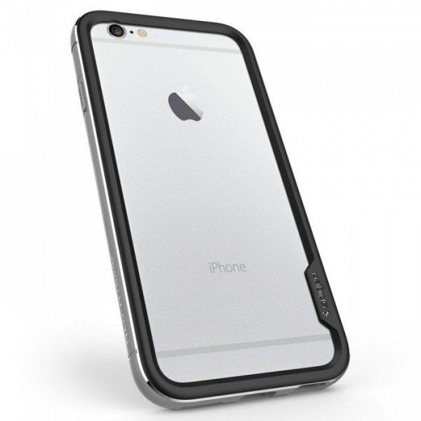Spigen iPhone 6s/6 ile Uyumlu Kılıf Neo Hybrid EX Metal Satin Silver