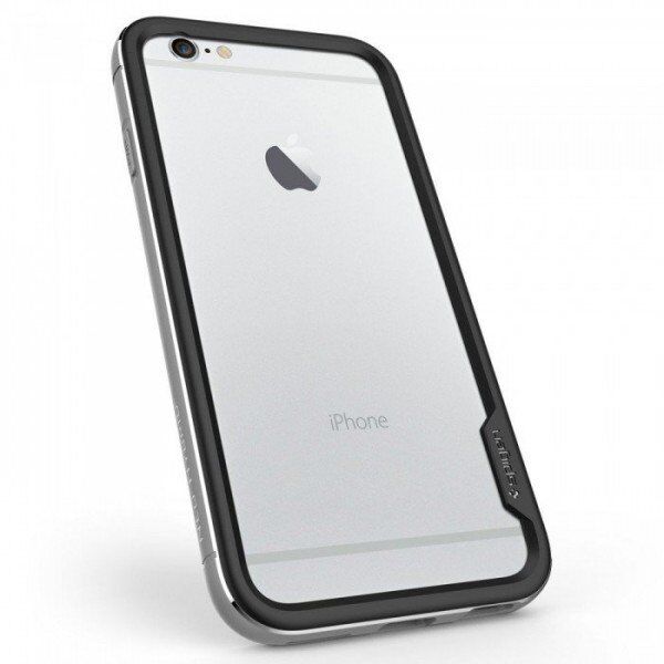 Spigen iPhone 6s/6 ile Uyumlu Kılıf Neo Hybrid EX Metal Satin Silver