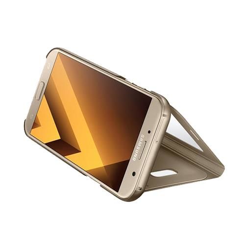Galaxy A7(2017) ile Uyumlu S View Cover Altın EF-CA720PFEGWW