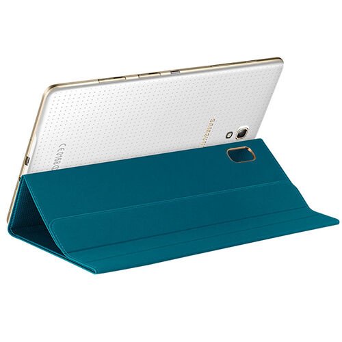 Galaxy Tab S 8.4 T700 ile Uyumlu Bookcover Kılıf Mavi EF-BT700BLEGWW (Out)