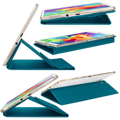 Galaxy Tab S 8.4 T700 ile Uyumlu Bookcover Kılıf Mavi EF-BT700BLEGWW (Out)