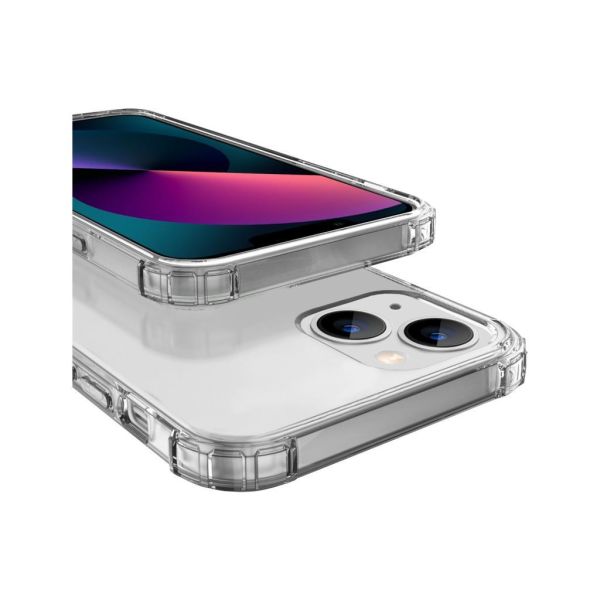 Blogy iPhone 13 Mini ile Uyumlu Crystal Fit Kılıf Crystal Clear