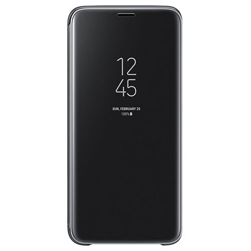 Galaxy S9 ile Uyumlu Clear View Kılıf Siyah EF-ZG960CBEGWW