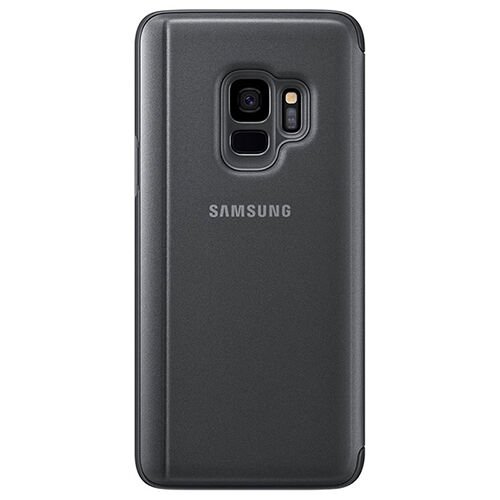Galaxy S9 ile Uyumlu Clear View Kılıf Siyah EF-ZG960CBEGWW