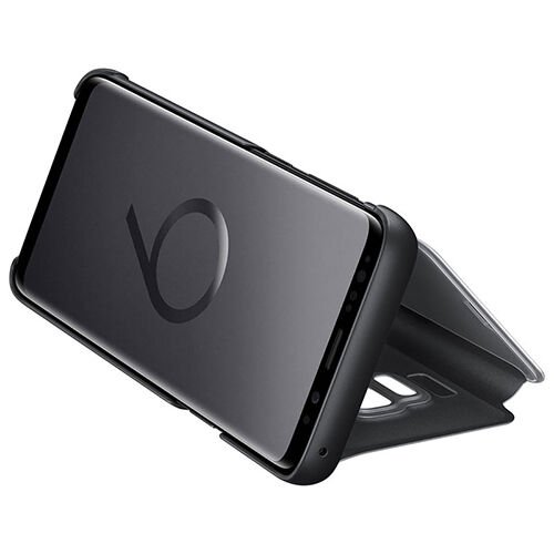 Galaxy S9 ile Uyumlu Clear View Kılıf Siyah EF-ZG960CBEGWW