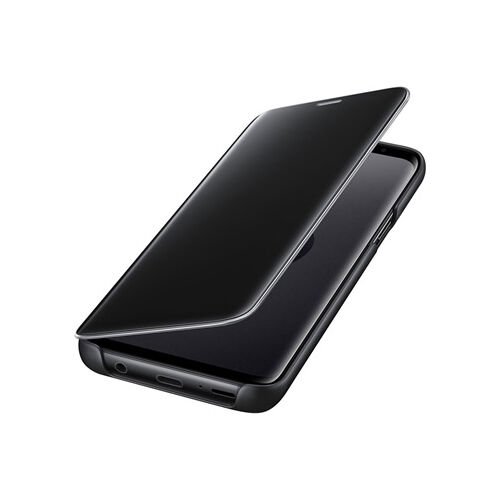 Galaxy S9 ile Uyumlu Clear View Kılıf Siyah EF-ZG960CBEGWW