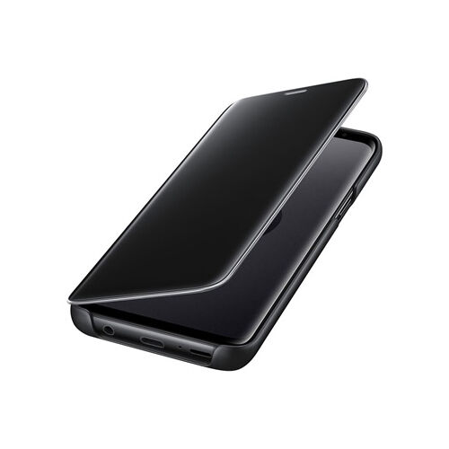 Galaxy S9 ile Uyumlu Clear View Kılıf Siyah EF-ZG960CBEGWW